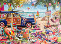 Buffalo Games Beach Vacation - puzzle image
