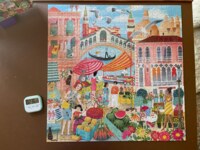 EeBoo Venice open market - puzzle image