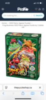Cobble Hill Frog Business 1000 - puzzle image