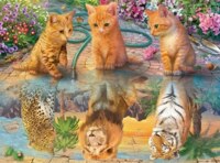 Grow Adoráveis Felinos - puzzle image