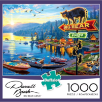 Buffalo Games Darrell Bush: Big Bear Lodge - imagen del puzzle