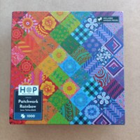 The House of Puzzles Patchwork Rainbow - puzzle image