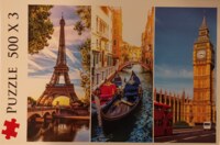 CURIO? Puzzle 500x3: Eiffel Tower, Paris - imagen del puzzle