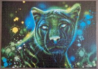 Schmidt Neon Blue Green Panther - puzzle image