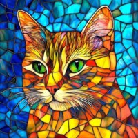 SunsOut Ginger Cat - puzzle image
