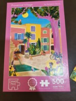 Corner Piece Provencal village - imagen del puzzle