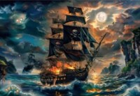 Clementoni Pirates of the haunted seas - imagen del puzzle