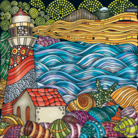 Curiosi Colour Mix 2: Lighthouse - imagen del puzzle