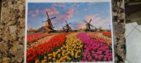 Peter Pauper Press Windmills and Tulips - imagen del puzzle