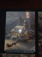 Thomas Kinkade Studios Sunday Evening Sleigh Ride - imagen del puzzle