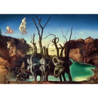 Ravensburger "Swans Reflecting Elephants", Salvador Dalí (1937) - imagen del puzzle