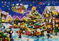 Epoch Peanuts: Snoopy Happy Christmas - imagen del puzzle