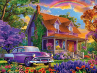 Masterpieces Violet Lives Here - puzzle image