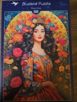 Bluebird Flower muse - puzzle image