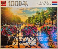 King Sunrise Over Amsterdam, The Netherlands - obrázek puzzlí
