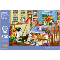 Corner Piece Canine chaos - imagen del puzzle