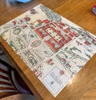 Puzzles Plus Stanford university 1943 pictorial campus map - パズル画像