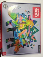 Mudpuppy Dinosaurs Shaped Puzzle - puzzle image