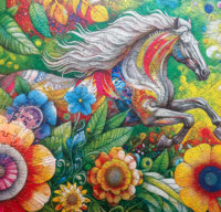 Masterpieces Summer Stallion - puzzle image