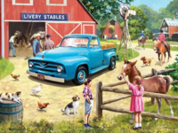 Bits and Pieces A Stop At The Stables - パズル画像