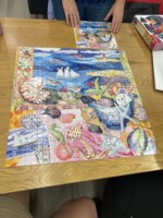 EeBoo Seashells by the shore - puzzle image