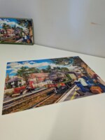 Corner Piece Train Adventures - パズル画像