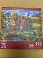 Corner Piece Magic House By The Mountains - パズル画像