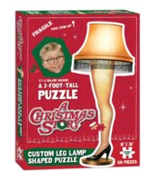 USAopoly A Christmas Story: Custom Leg Lamp Shaped Puzzle - image du puzzle