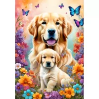 Alipson Dogs - Maternal Love Collection - puzzle image