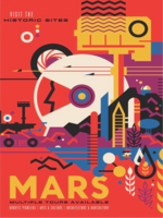 New York Puzzle Company Visit Mars - image du puzzle