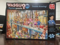 Jumbo Wasgij Mystery 21: Trouble Brewing - image du puzzle