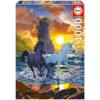 Educa Unicórnios na Praia - puzzle image