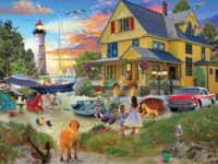 White Mountain My Yellow Beach House - imagen del puzzle