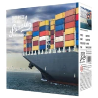 Kylskåpspoesi Alone at Sea - Puzzlebild