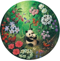 Grovely Jungle Panda - imagen del puzzle