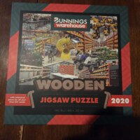 Mr Bob Puzzles Bunnings Warehouse 2020 Wooden Jigsaw Puzzle - puzzle image