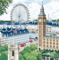 Yuzawaya WORLD TRAVELLER UNITED KINGDOM - imagen del puzzle