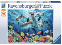 Ravensburger Dauphins sur le récif corail - パズル画像