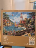Corner Piece Sailing by the Lighthouse - imagen del puzzle
