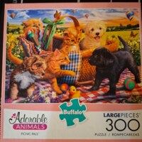 Buffalo Games Adorable Animals: Picnic Pals - Puzzlebild