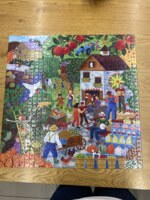 EeBoo Fall Apple picking - パズル画像