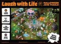 Laugh with Life Halloween Joke Puzzle - Puzzlebild