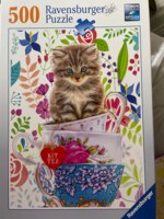 Ravensburger Kitten in a cup - パズル画像