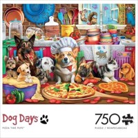 Buffalo Games Pizza Time Pups - Puzzlebild