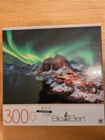 Big Ben Aurora borealis over Norway - imagen del puzzle