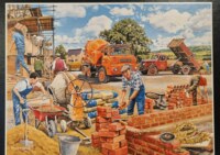 Ravensburger Happy Days No. 6 Work Day Memories - Builder - puzzle image