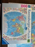 Ravensburger World map - puzzle image