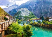 Bluebird Fort of Bard, Italy - obrázek puzzlí