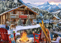 Trefl Christmas in the mountains - obrázek puzzlí