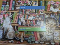 Gibsons Puss Back in Books - imagen del puzzle